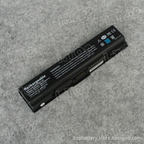 For Toshiba laptop external battery, for Toshiba PA 3534 Laptop Battery with 6 Cells